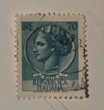 Francobollo raro ''70 lire'' -