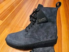 Clarks Womens Black Nubuck