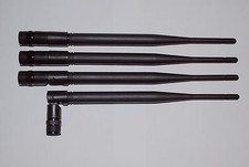 4 pezzi antenne BNC a 1/2 onda