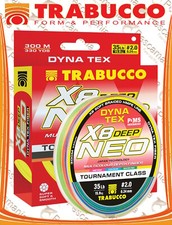 Trecciato Trabucco DYNA-TEX X8 MULTICOLOR fili multifibra 300mt High-Grade PE