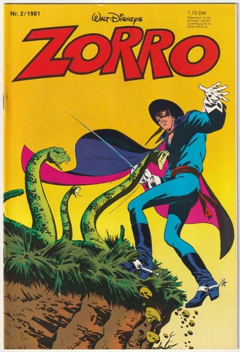 Zorro ehapa disney - zorro, ehapa/disney