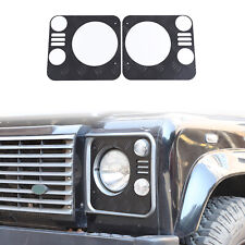 Coprifaro in alluminio nero rivestimento perimetrale per Land Rover Defender 2004-19