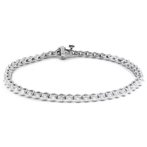 Bracciale tennis oro bianco - bracciale,