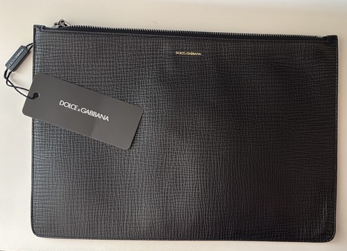 Pochette vitello con logo - pochette,