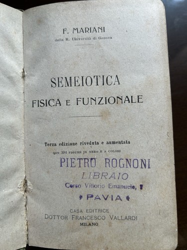 Mariani semeiotica fisica e - semeiotica,