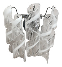 Applique da parete in vetro di Murano "Spirale"