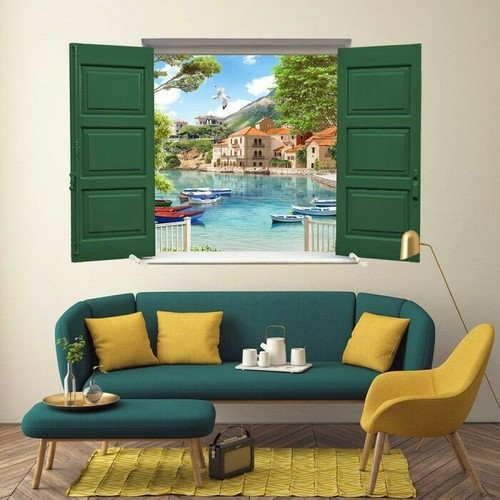 Adesivo murale finestra wall - finestra,