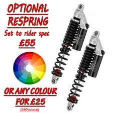 Ammortizzatori gemelli Maico MC250 2T 1978 1979 YSS RG362-370TRC09VT