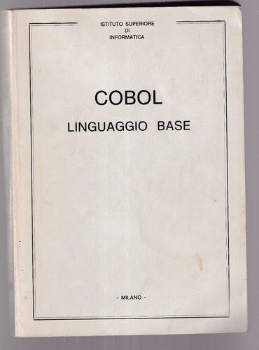 Libro cobol linguaggio - cobol,