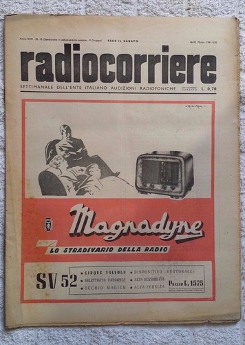 Radiocorriere eiar 1941 n - radiocorriere,