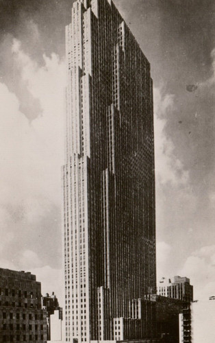Cartolina rca building - cartolina,