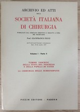 LIBRO G . FEGIZ - ARCHIVIO ED ATTI SOCIETA' ITALIANA DI CHIRURGIA - PICCIN 1975