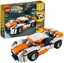 LEGO 31089 serie Creator 3 in 1 Auto Da Corsa con scatola e istruzioni