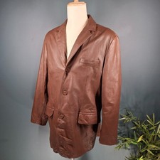 Giacca blazer uomo pelle