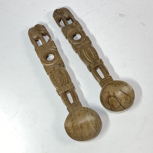 Wooden salad servers - salad,