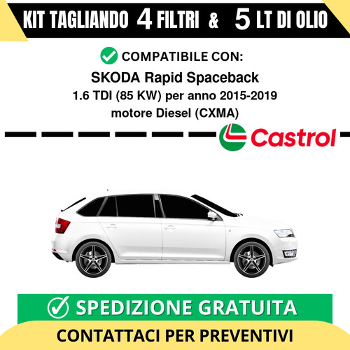 Tagliando per skoda rapid - skoda,