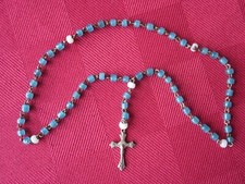 ROSARIO ANTICO VETRO TURCHESE