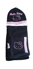 HELLO KITTY  Set 2 pezzi Sciarpa + Cappello Tg Unica  Colore Nero