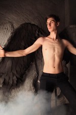 Costume cosplay ali d'angelo