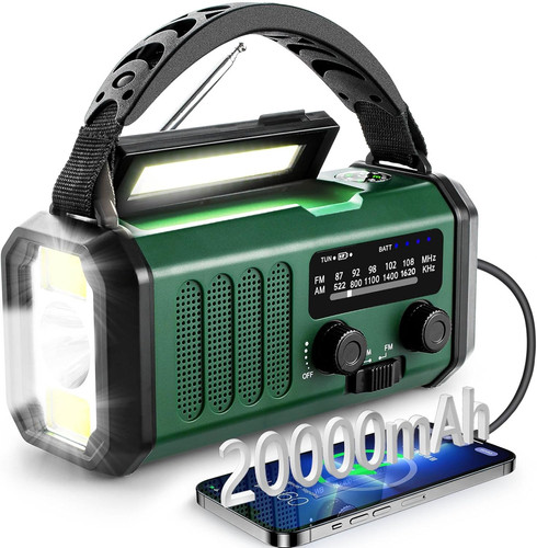 Radio solare 16000 mah - radio,