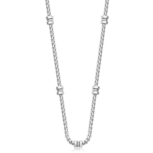 Collana uomo acciaio catena - collana,