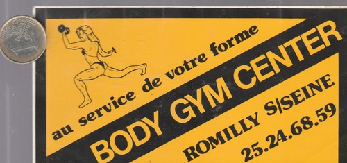 Autocollant jtsport gym - autocollant., body