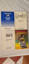 4 MANUALI COMMODORE 64 C64 FLOPPY DRIVE 1571 IN LINGUA TEDESCA