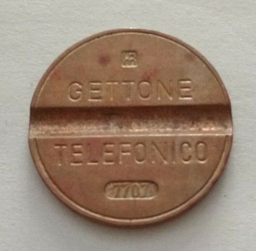 Gettone telefonico 7707 - gettone, n.