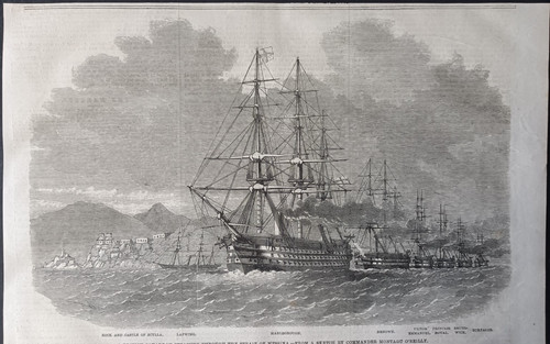 Stampa antica 1859 messina - 1859,