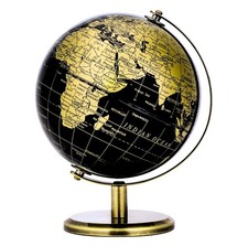 Exerz Mappamondo Nero e Oro