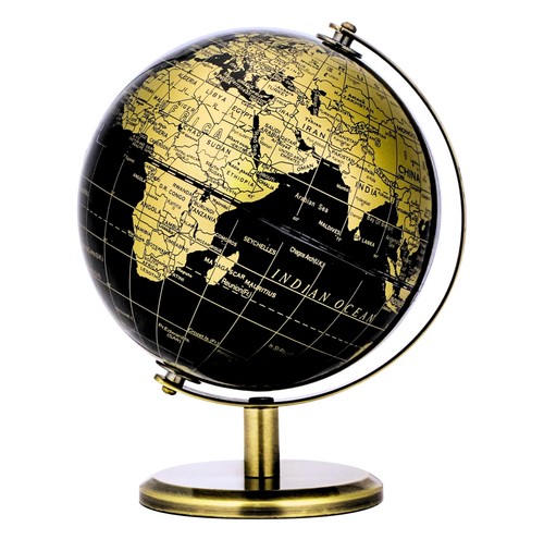 Exerz mappamondo nero oro - nero, e