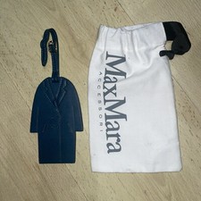 Portachiavi in pelle verde Max