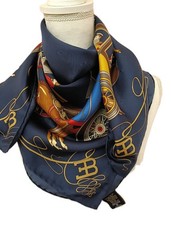 Ettore Bugatti,foulard in seta vintage.