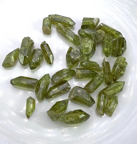 Lotto cristalli vesuvianite - lotto,