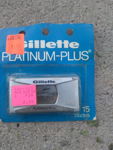 Vintage gillette platinum più - vintage,