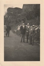 B3 - Foto Photo Fotografia Anni 40 - Trio Uomini Giacca e cravatta