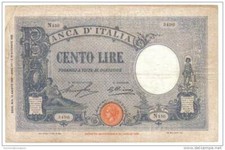 100 LIRE AZZURRINO FASCIO 12
