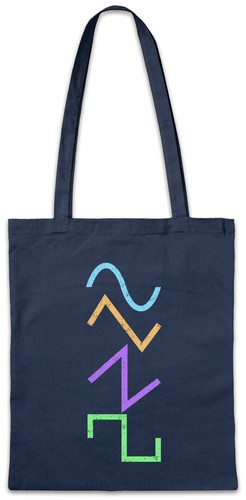 Borsa tessuto waves - borsa, in