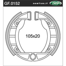 Front brake shoes - fit, piaggio