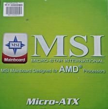 Scheda madre MSI 7181 K8MM ILSR AMD Athlon64 SOCKET 754 M-ATX VT8237 - 1394 AGP