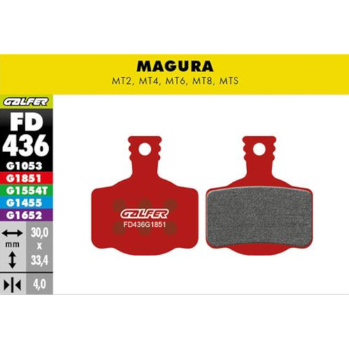 Pastiglie freno galfer magura - pastiglie,