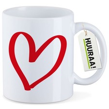 Tazza caffè cuore cuore idea