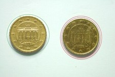 10 centesimi Germania anno 2002 errore di conio raro