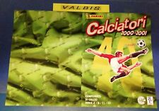COPERTINA AGGIORNAMENTI CALCIATORI PANINI 2000/01 REPRINT - ENTRA