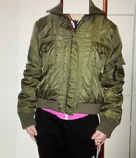 GIUBBINO BOMBER DONNA VERDE MILITARE TAGLIA M CONBIPEL
