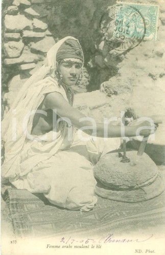 1905 algerie donna araba - 1905,