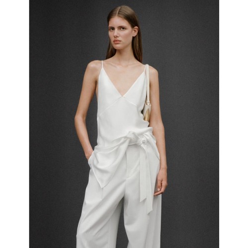 Top zara raso con - top, spalline