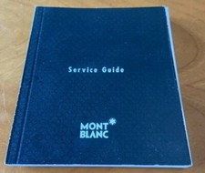 Mont Blanc Libretto Di Servizio E Garanzia Orologio Senza Data