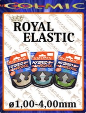 Elastico Hybrid latex Colmic ROYAL ø1,00-4,00mm 5/3mt. Roubaisienne/canna fissa