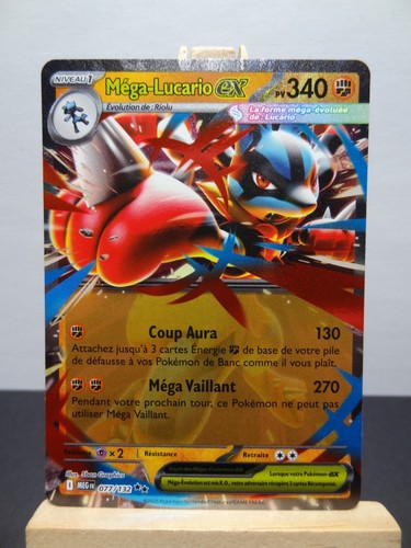 Carte pokémon méga lucario - carte, "